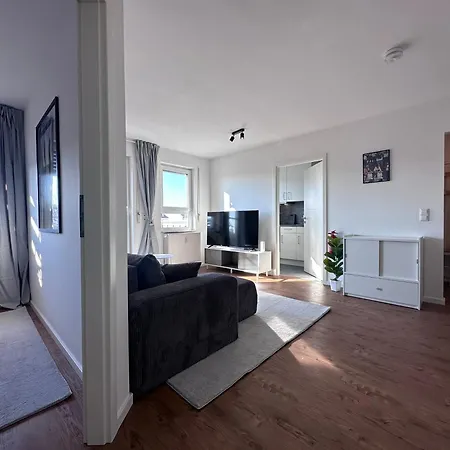 Appartement Flussblick Living Leipzig